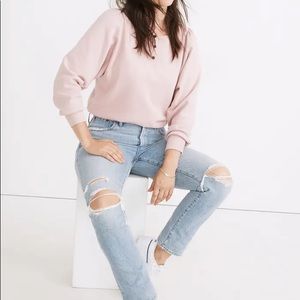 NWT MADEWELL The Perfect Vintage Destructed Jeans Size: 26 Grandbay Wash